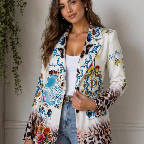 Blazer Italiano Chic Santorini