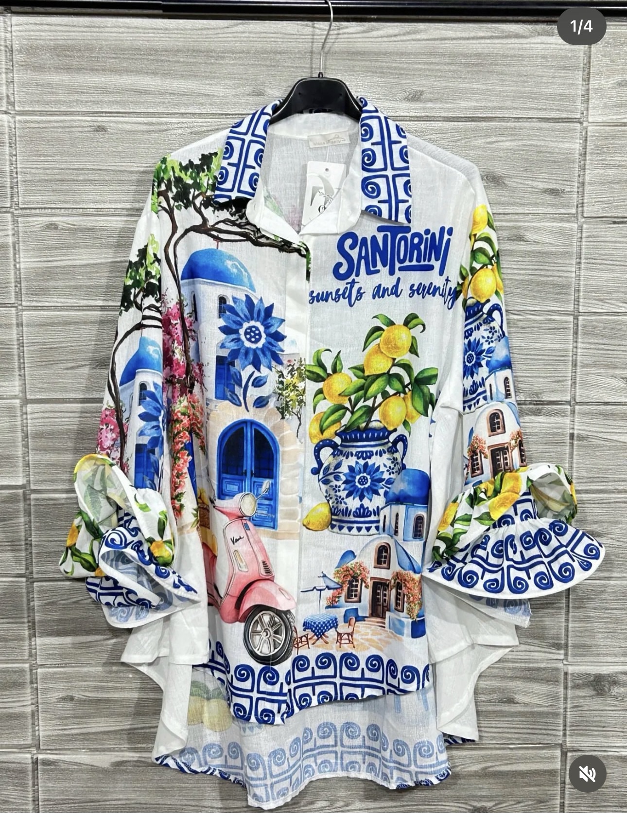 Blusón Italiano Santorini Dream - Imagen 3