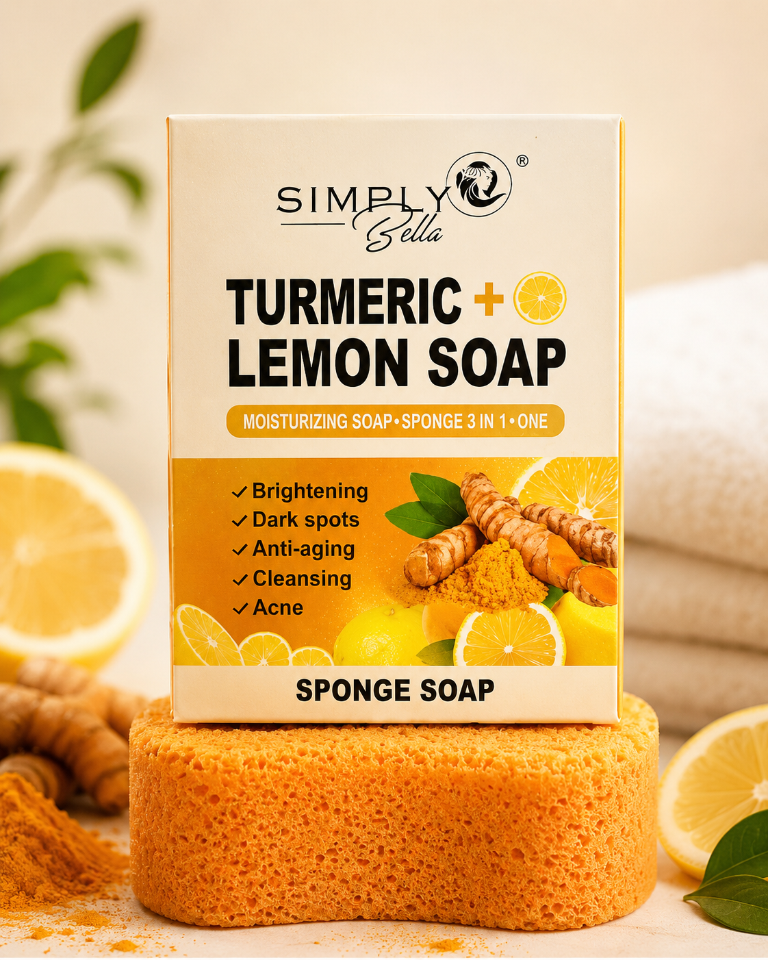 Turmeric SOAP (escoge con o sin limón)