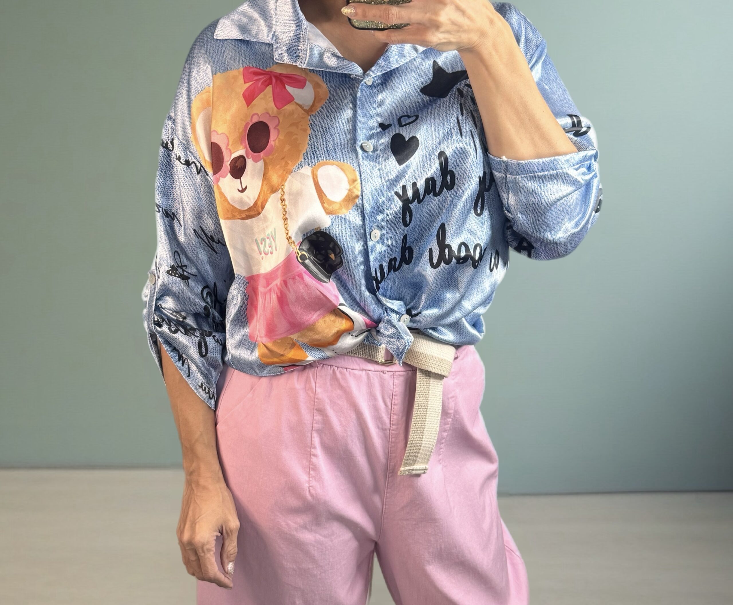 Blusa Italiana Bear