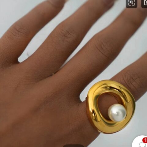 Pearl Orbit Ring