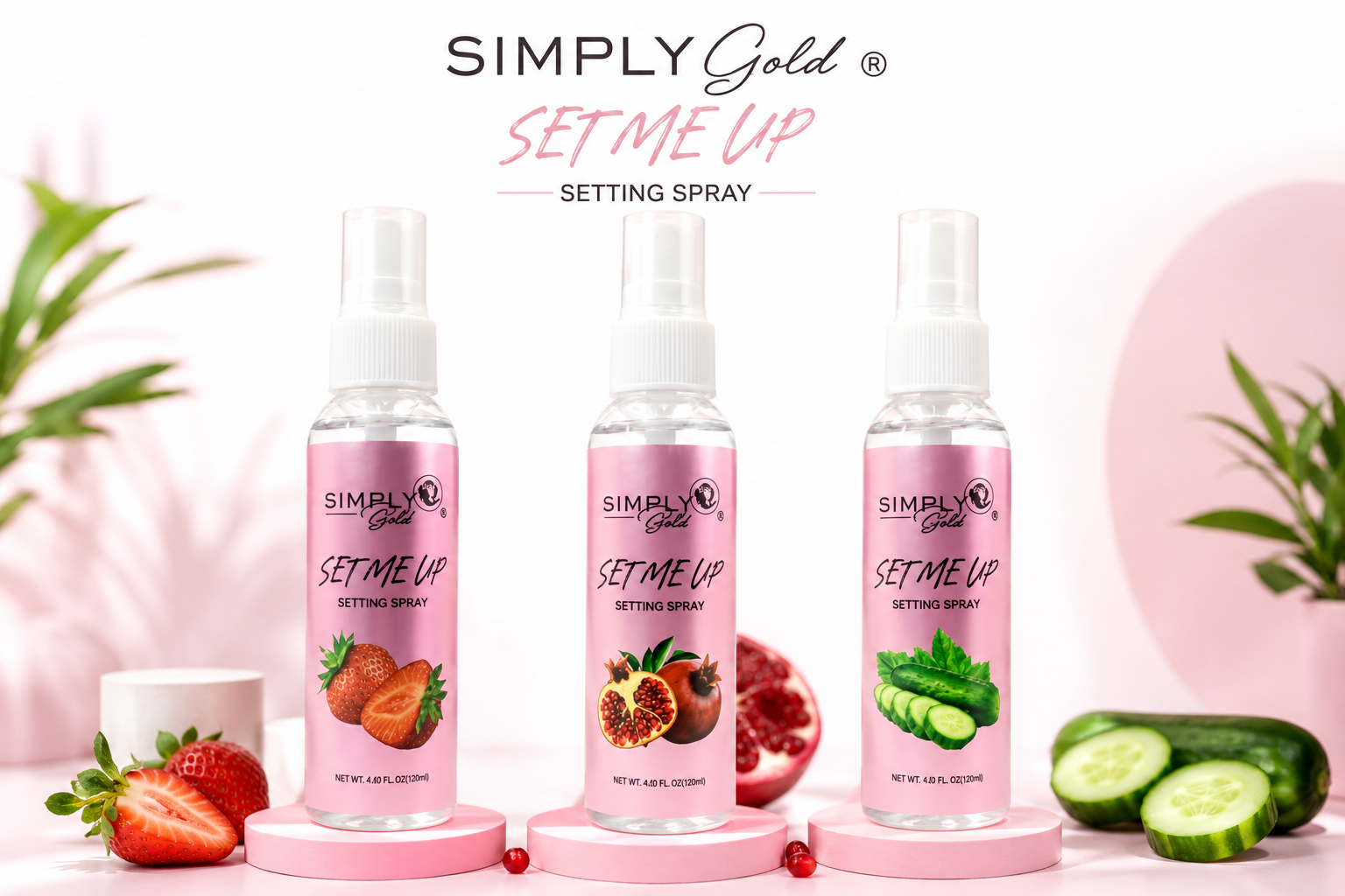 Glow Elegance Mix Setting Spray (3 fórmulas a escoger)