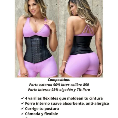 Cinturilla Sculpt Black Latex