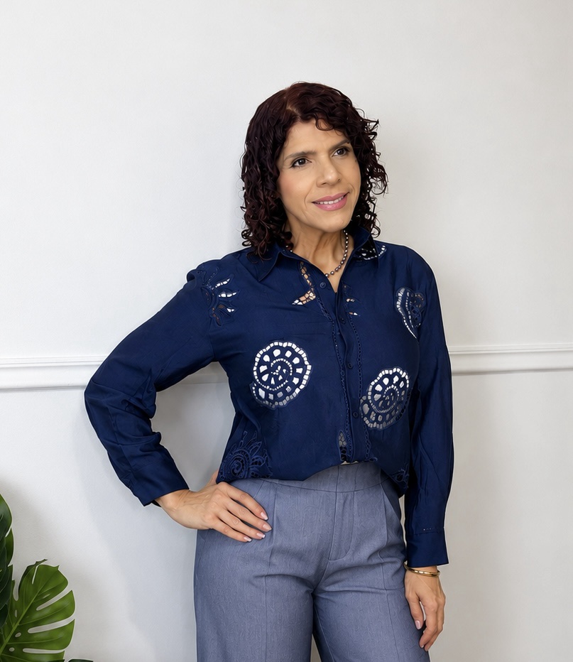Pantalón Elegance Denim Blue - Imagen 2