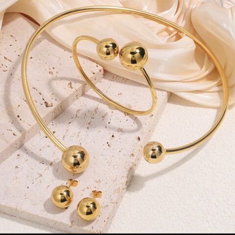 Set Gold Sphere 3 Piezas