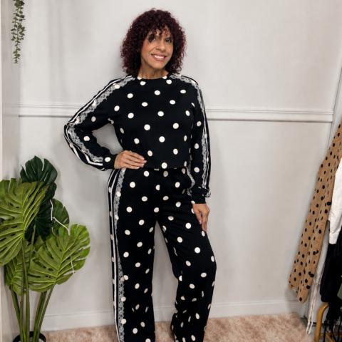 Set Polka Lace