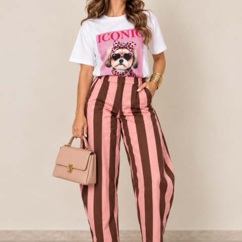 Top Iconic (incluye pañuelo polkadots)