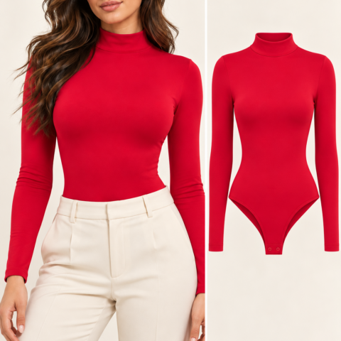 Body Suit Rouge